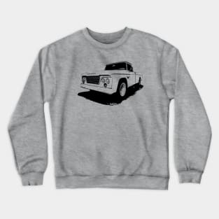 1965 Dodge D-100 Sweptline - stylized on light background Crewneck Sweatshirt